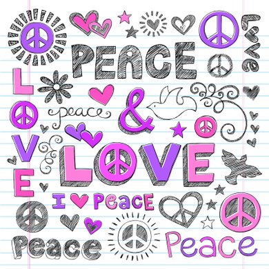  peaceandlove Magnet